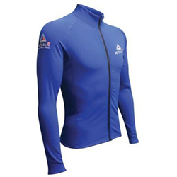 2p Thermo Shield Long Sleeve Front Zip - Royal Blue - Xxsmall